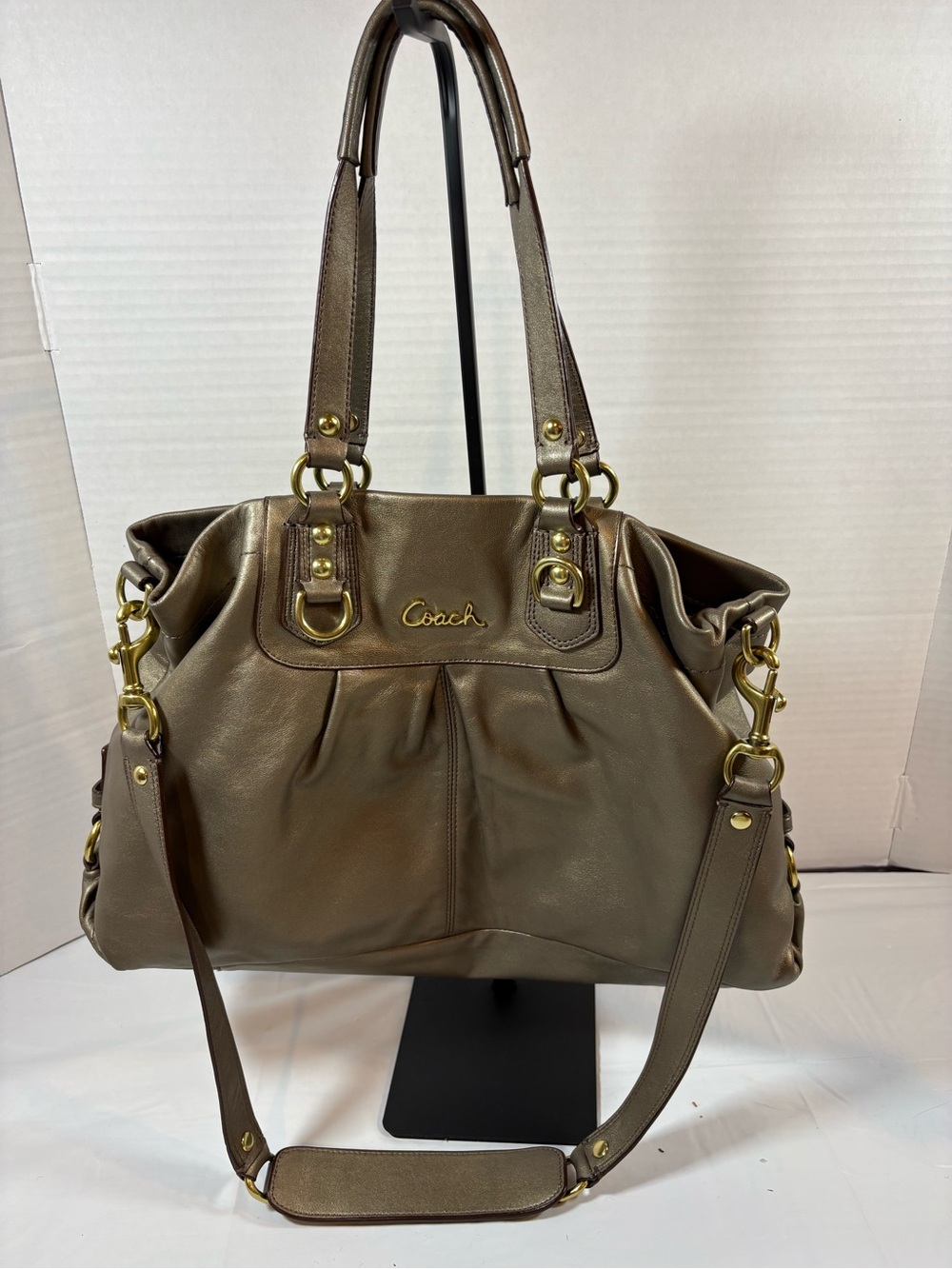 Coach | Ashley Leather Satchel | Bronze w/ Gold Hardware